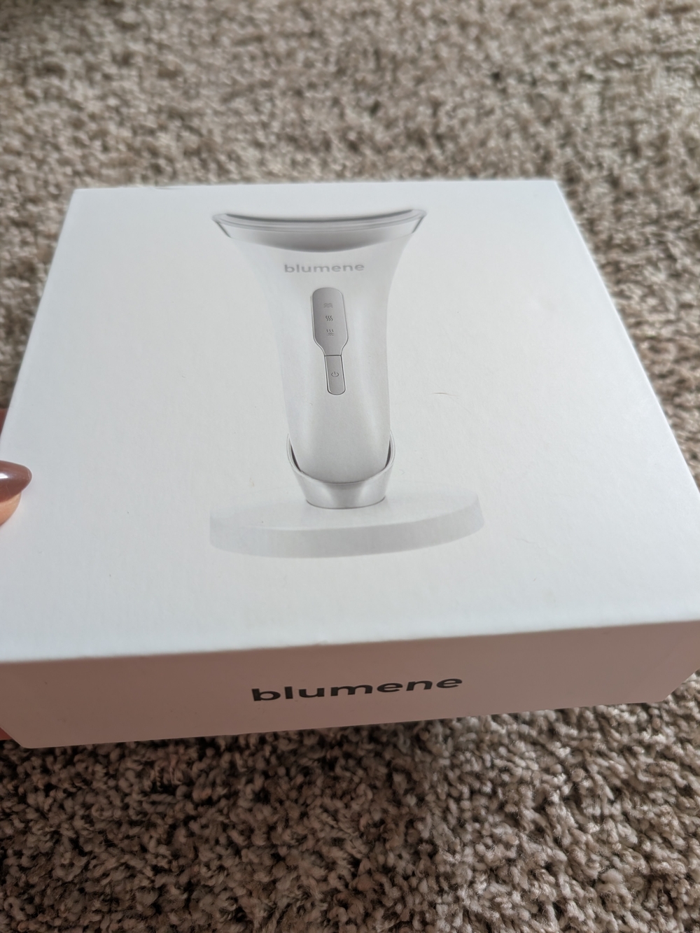 White Cordless LED Facial Device